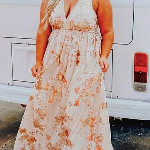 Rose Gold Goddess dress. XXL